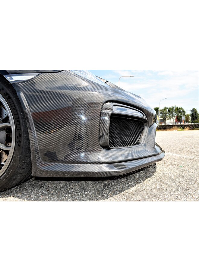 Porsche Cayman 981 GT4 Carbon voorlip splitter