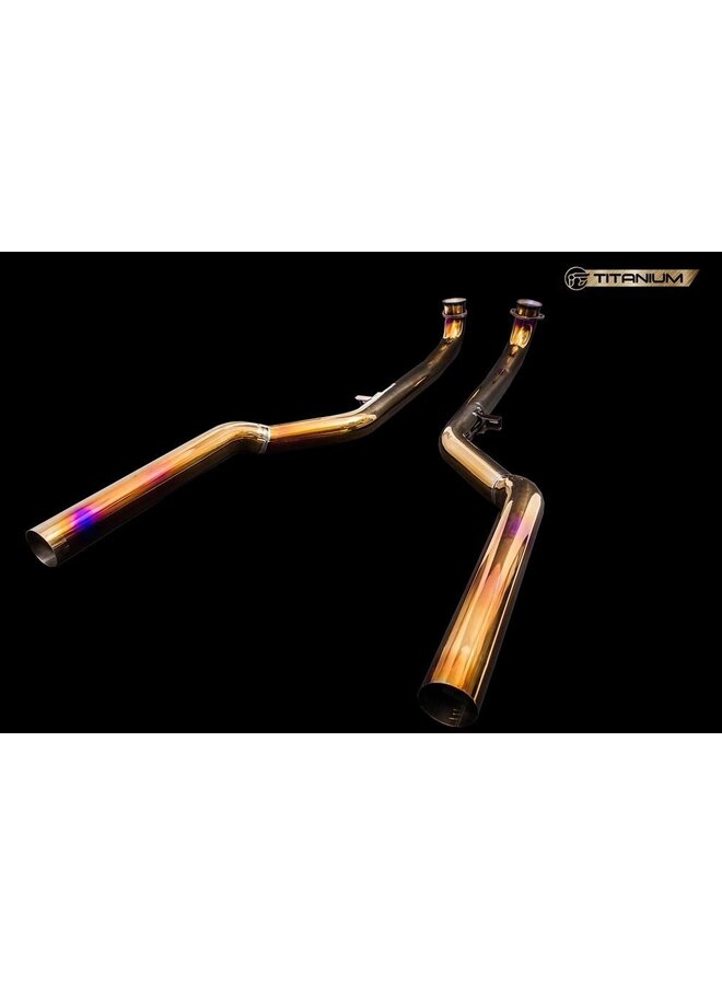 BMW M5 F10 IPE titanium line exhaust system