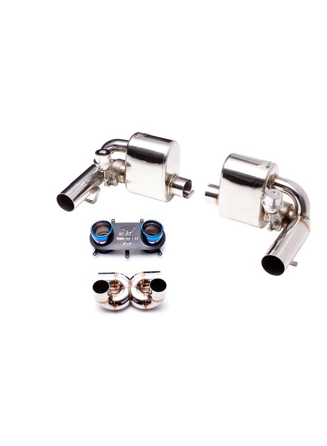 Ferrari 458 Italia IPE exhaust silencers