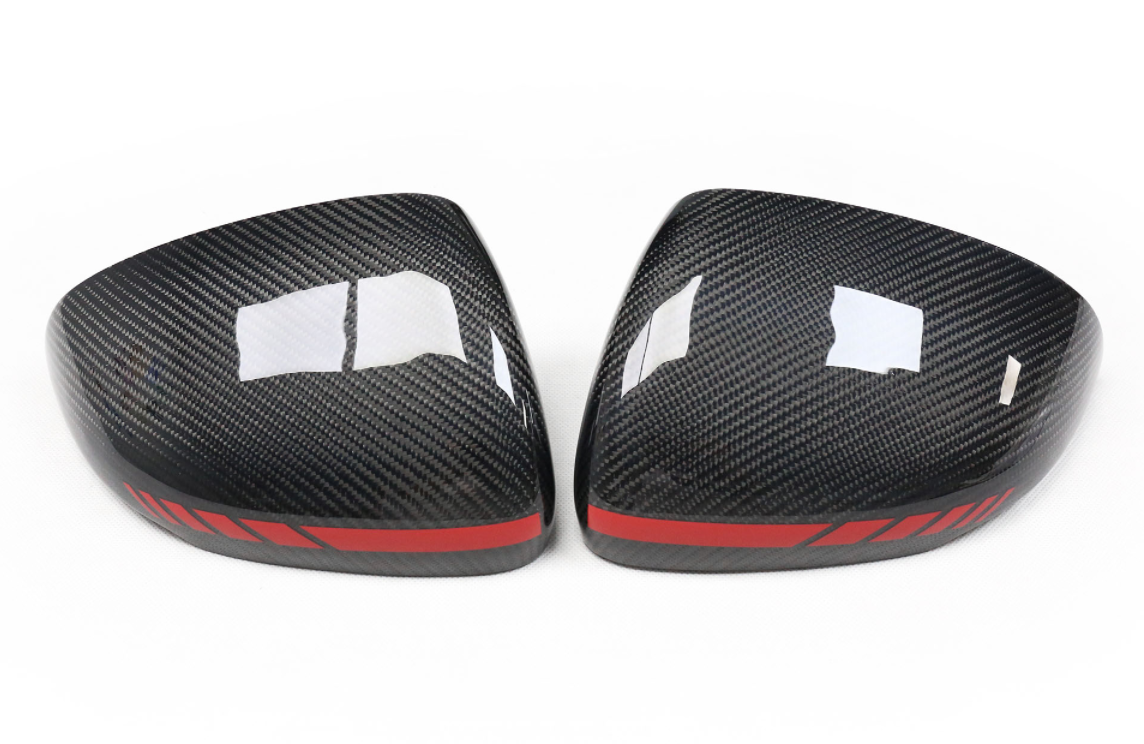Calotte Specchietti Per Mercedes Classe A W177 (2018-2020) – Cover In ABS Nero, Coppia