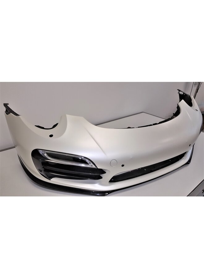 Inserções de pára-choques de carbono Porsche 991 Turbo S