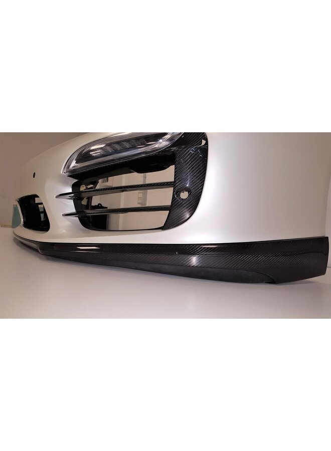 Inserções de pára-choques de carbono Porsche 991 Turbo S