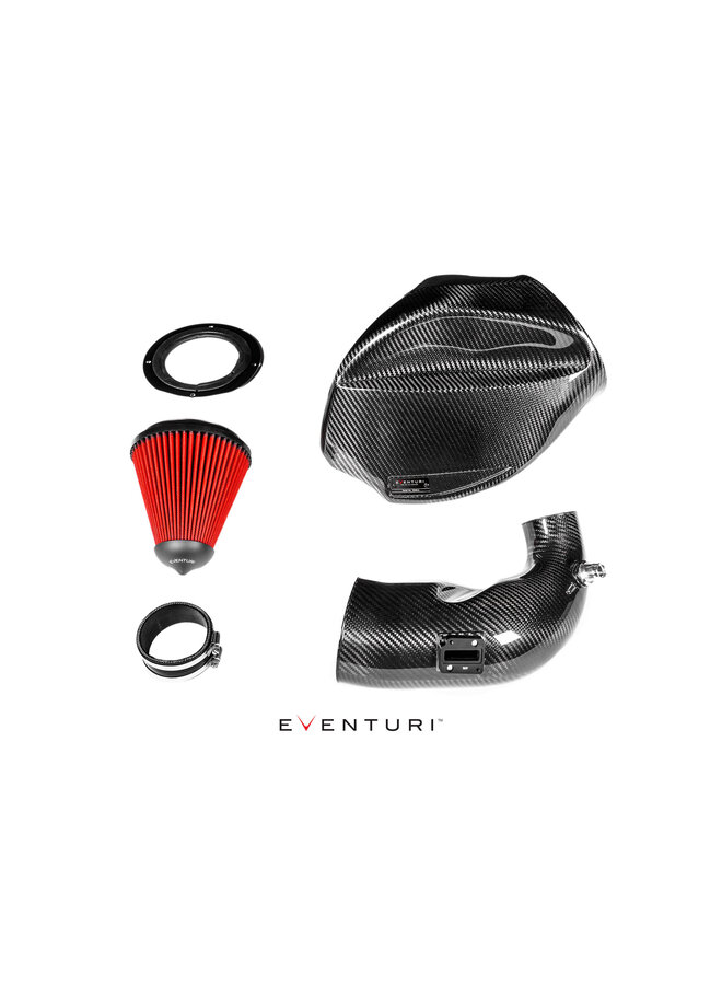 Eventuri BMW G20 G21 3 series M340i B58 carbon air intake