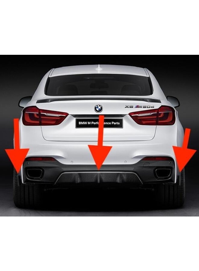 BMW X6 F16 Diffuseur Carbone