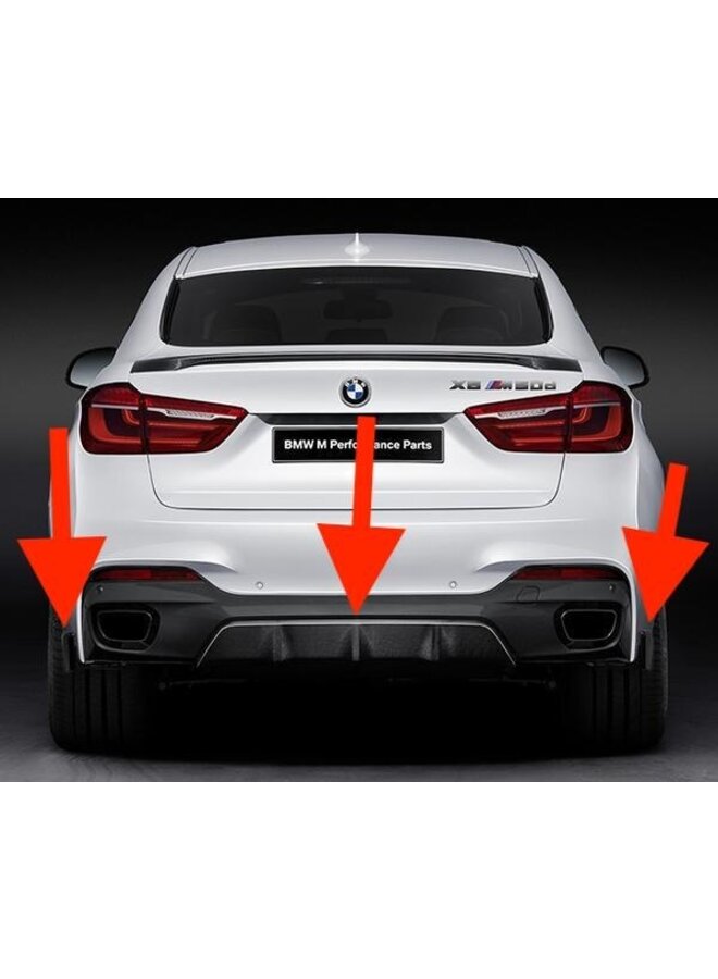 BMW X6 F16 Diffuseur Carbone