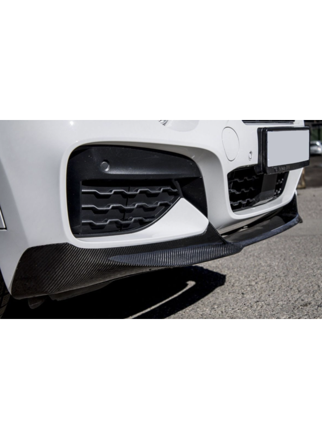 BMW X6 F16 carbon voorlip splitter