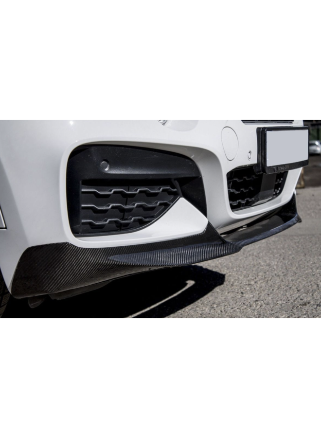 Labbro anteriore in carbonio BMW X6 F16