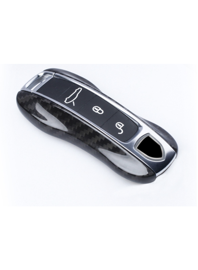 Porsche Panamera Cayenne Macan 992, capa de chave em fibra de carbono