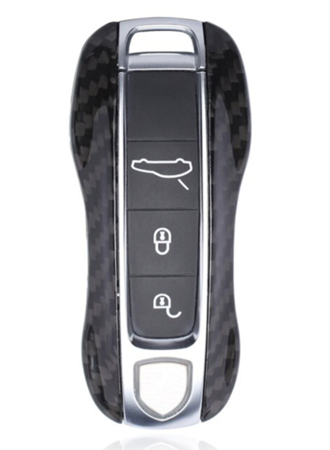 Porsche Panamera Cayenne Macan 992, carbon key case