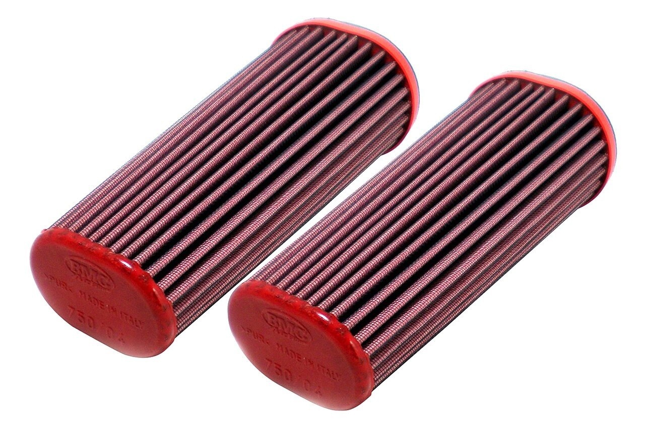 Filtro aria alte prestazioni k&n di ricambio filtro aria logo punta cromata