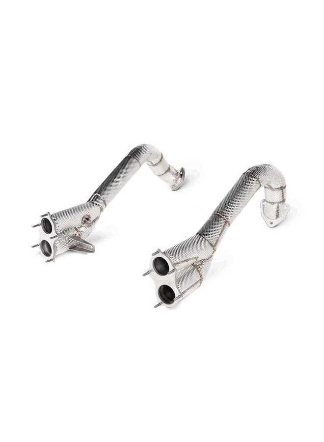 Akrapovic Link Pipes Porsche GT4 718 Cayman - OPF / GPF