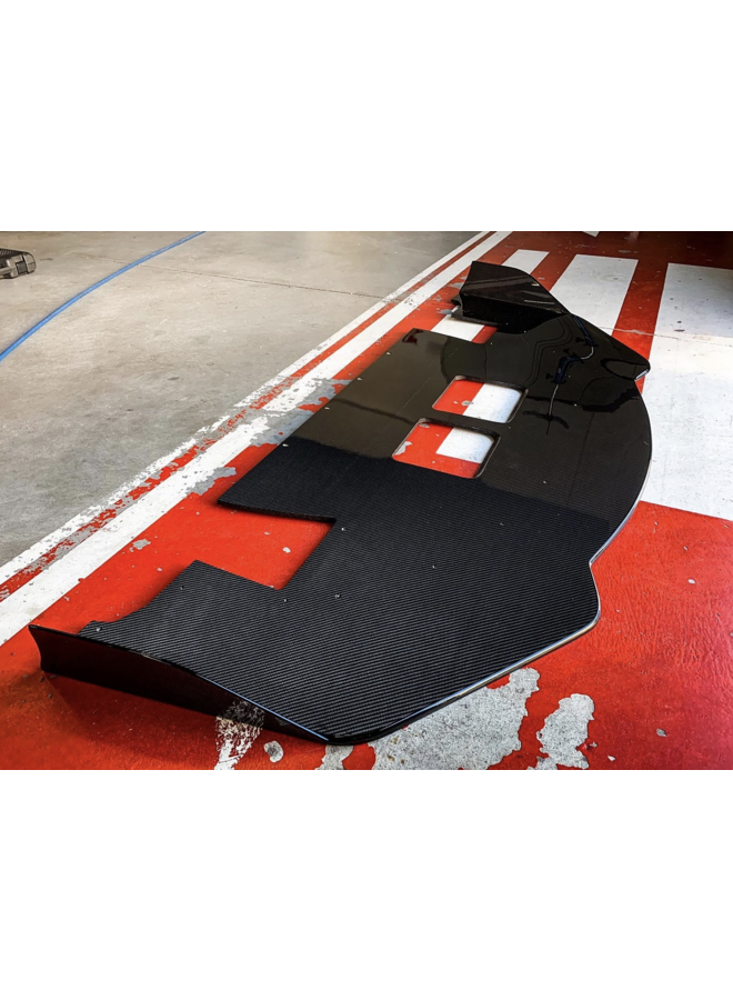 Divisor de labio delantero de carbono McLaren 720S