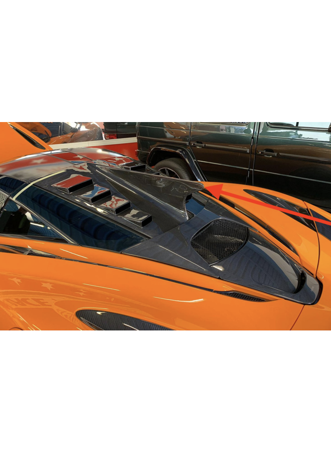 Pinna del bagagliaio sul tetto in carbonio McLaren 720S