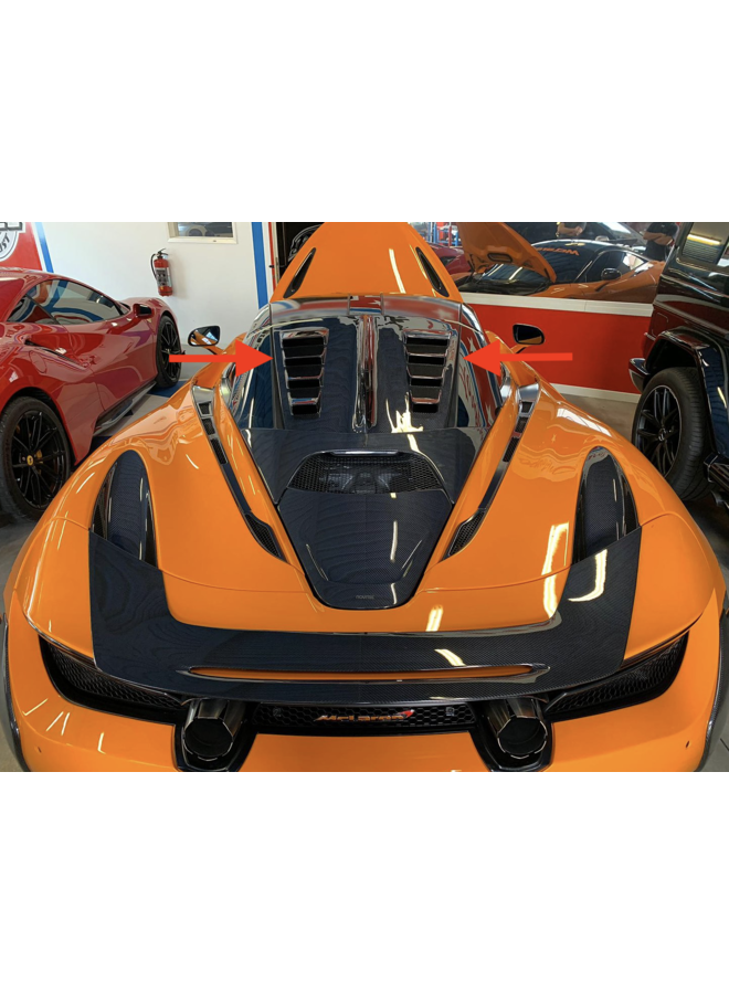 Aileron de coffre de toit en carbone McLaren 720S