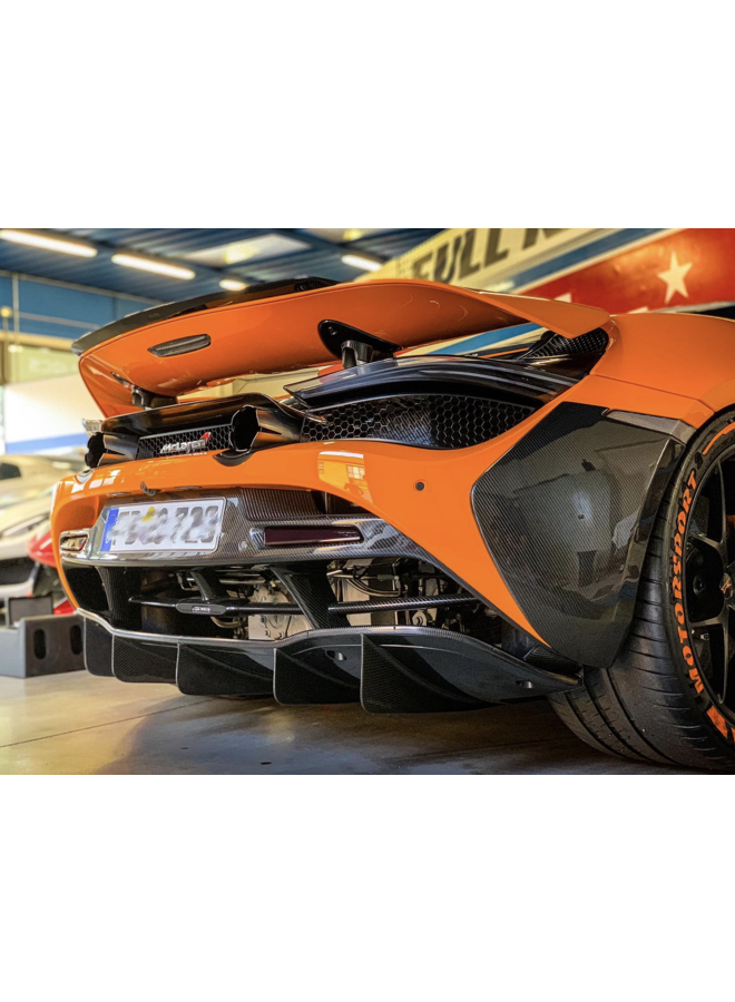 Carbon diffuser finnen McLaren 720s