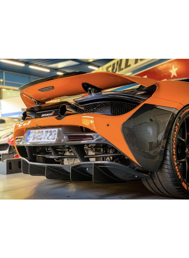 Aletas difusoras de carbono McLaren 720s