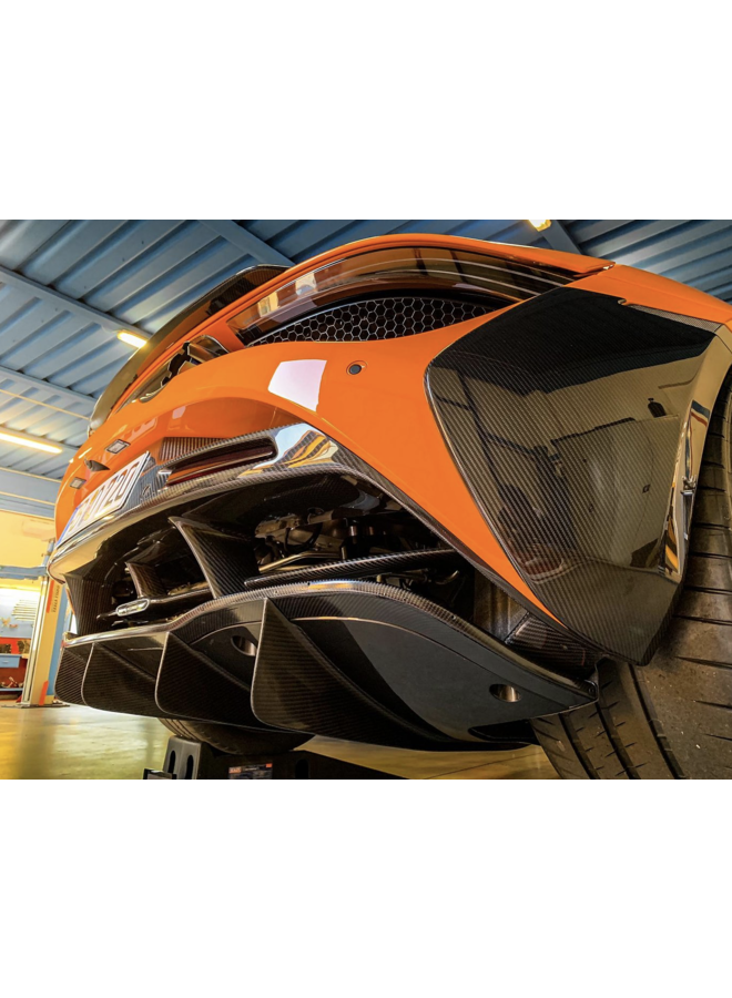 Ailerons de diffuseur en carbone McLaren 720s