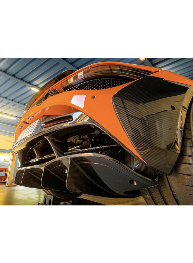 Carbon diffuser fins McLaren 720s