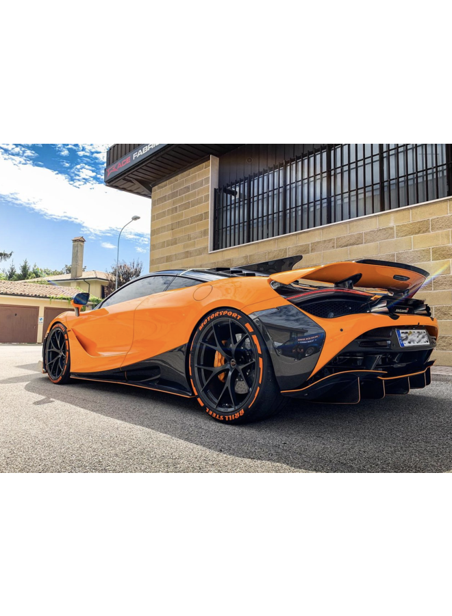 Carbon diffuser fins McLaren 720s