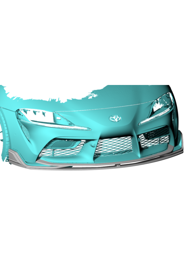 Divisor de lábios dianteiro em carbono Toyota Supra A90