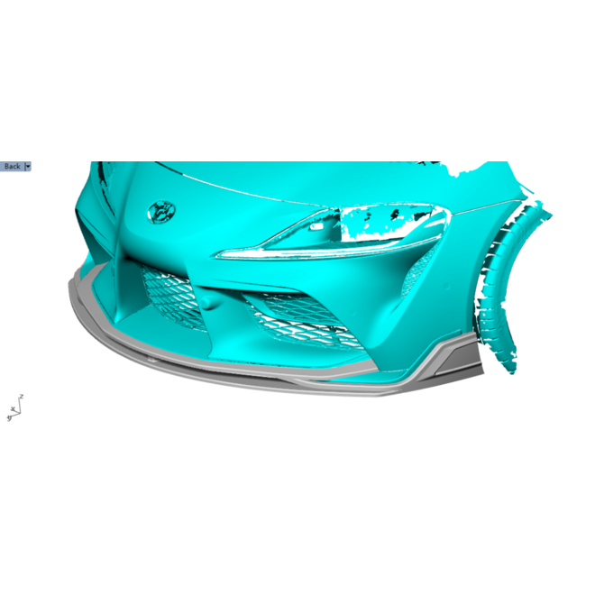 Lèvre avant carbone Toyota Supra A90