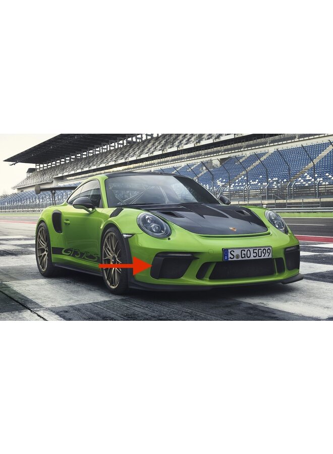 Carbon canard air scoop Porsche 911 991 GT3 GT3RS