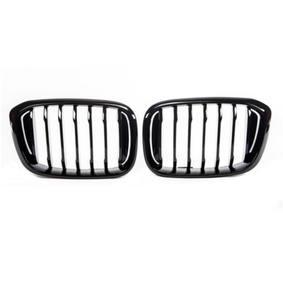 Reins de calandre noir brillant BMW X3 G01 X4 G02
