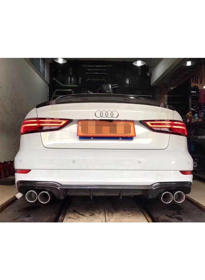 Diffusore in carbonio Audi S3 Facelift