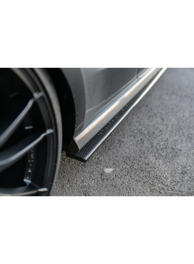 Minigonne laterali in carbonio Audi A1 S1 8x