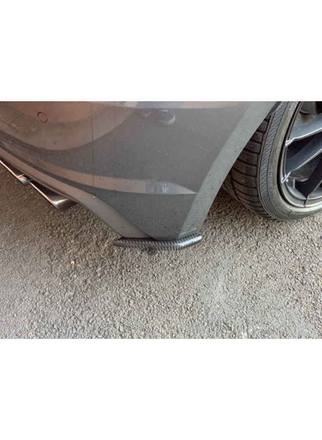 Minigonne paraurti posteriori in carbonio Audi A1 S1 8x