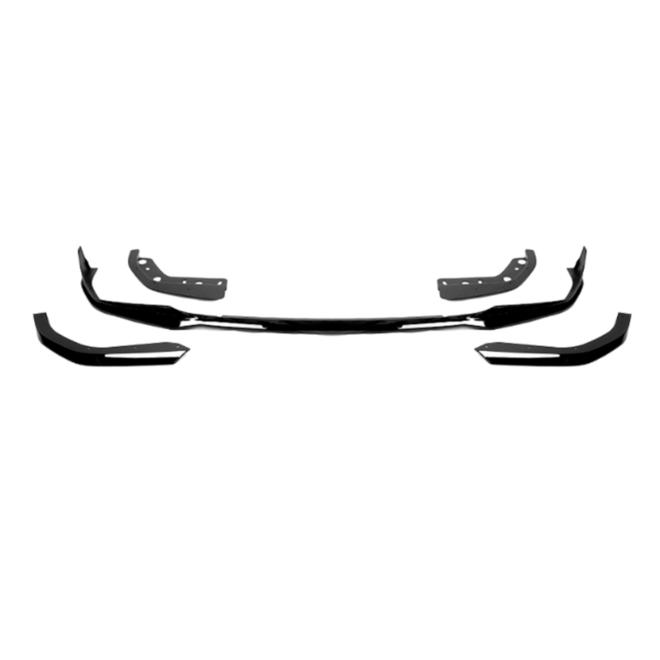 Hoogglans zwarte performance voorlip splitter BMW G20 G21 3 Serie