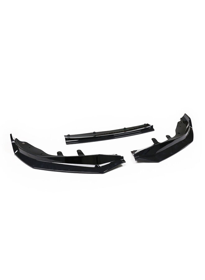 Splitter a labbro anteriore nero lucido BMW G22 Serie 4