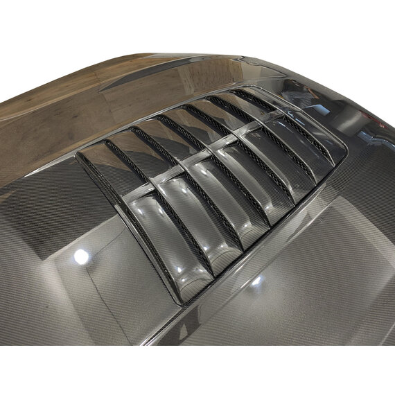 Capô de carbono estilo Shelby Ford Mustang