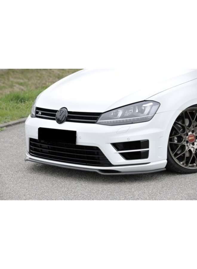 Carbon front lip splitter Volkswagen Golf 7 R