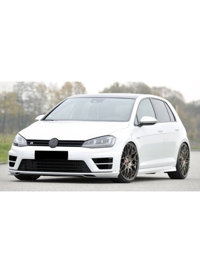 Carbon front lip splitter Volkswagen Golf 7 R