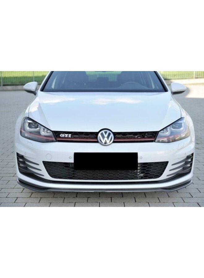 Divisor de labio delantero de carbono Volkswagen Golf 7 GTI GTD