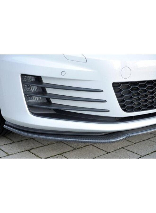 Carbon voorlip splitter Volkswagen Golf 7 GTI GTD