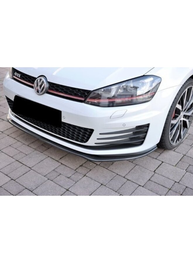 Divisor de labio delantero de carbono Volkswagen Golf 7 GTI GTD