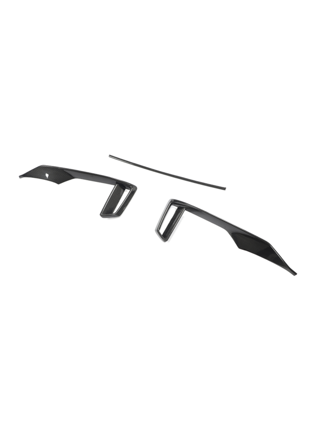 Canards divisores de labio delantero de carbono Audi RS3 Sedan