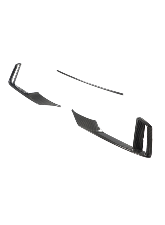 Canards divisores de labio delantero de carbono Audi RS3 Sedan