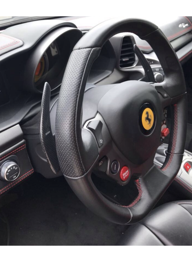 Carbon schakel flippers Ferrari 458 & F12