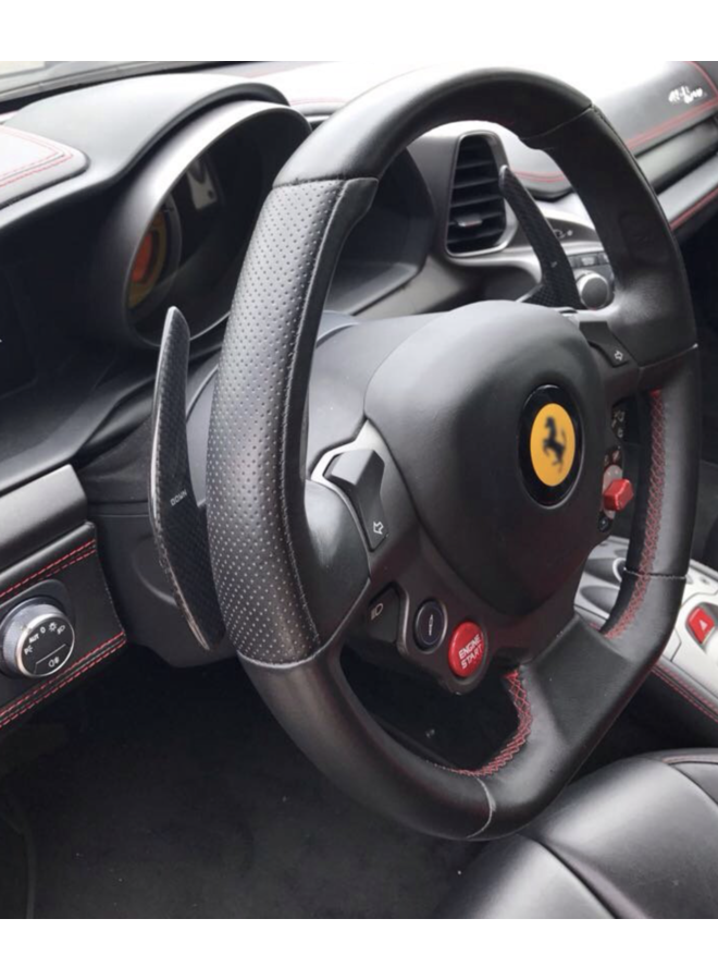 Patilhas de mudança de carbono Ferrari 458 e F12