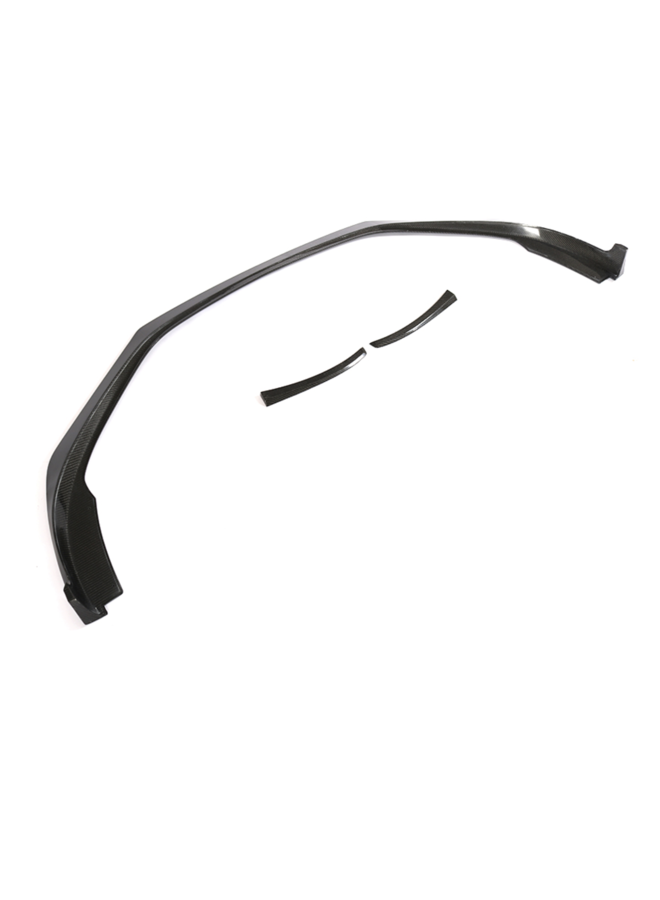 Divisor de labio delantero de carbono Porsche 718 Cayman Boxster