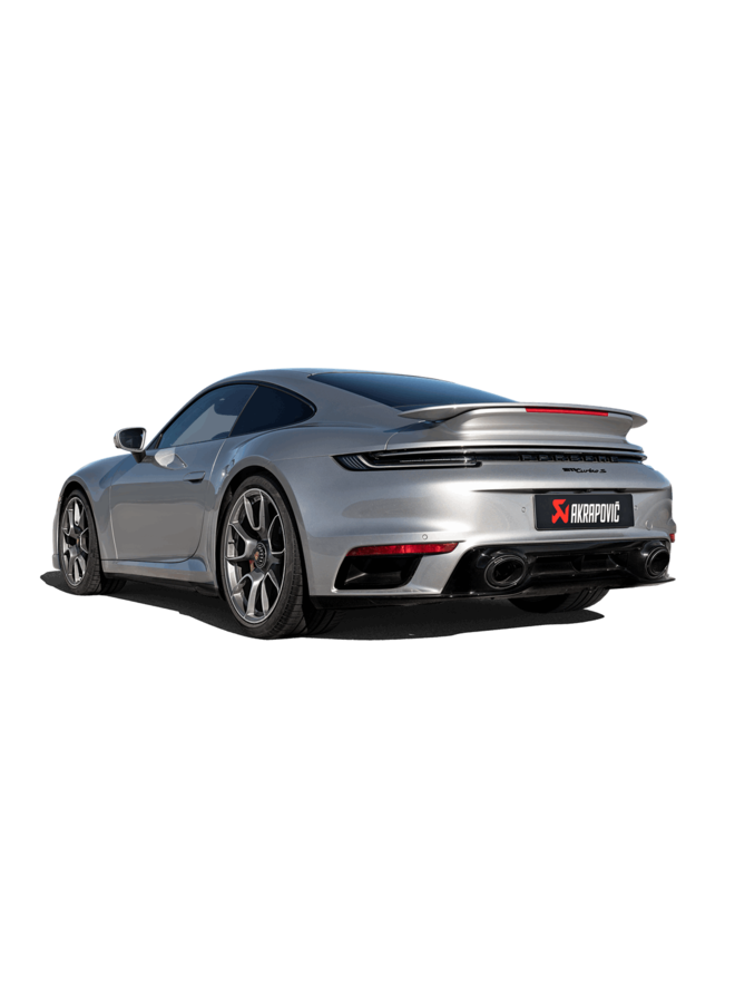 Akrapovic titanium uitlaat Porsche 991 992 Turbo S