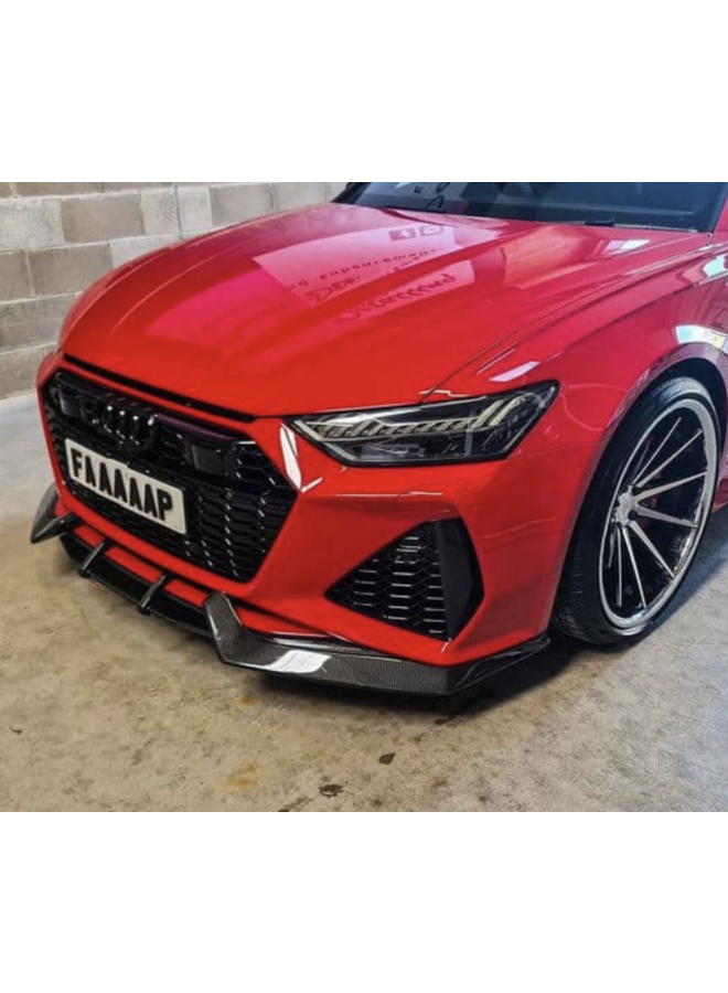 Carbon front lip splitter Audi RS6 C8