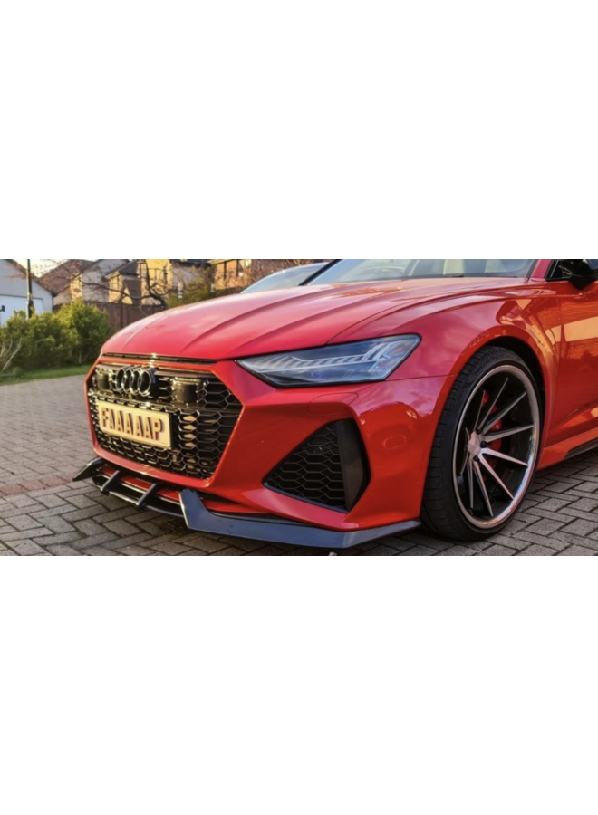 Carbon front lip splitter Audi RS6 C8