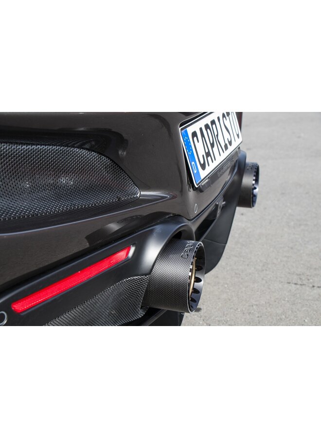 Ferrari F8 Tributo Capristo Carbon End Tips