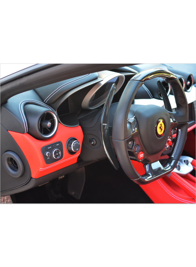 Pédales de changement de vitesse en fibre de carbone Ferrari FF Capristo