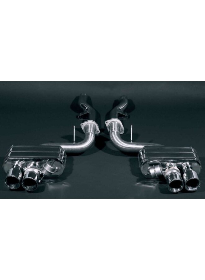 Ferrari 599 Capristo Sports exhaust system with valves