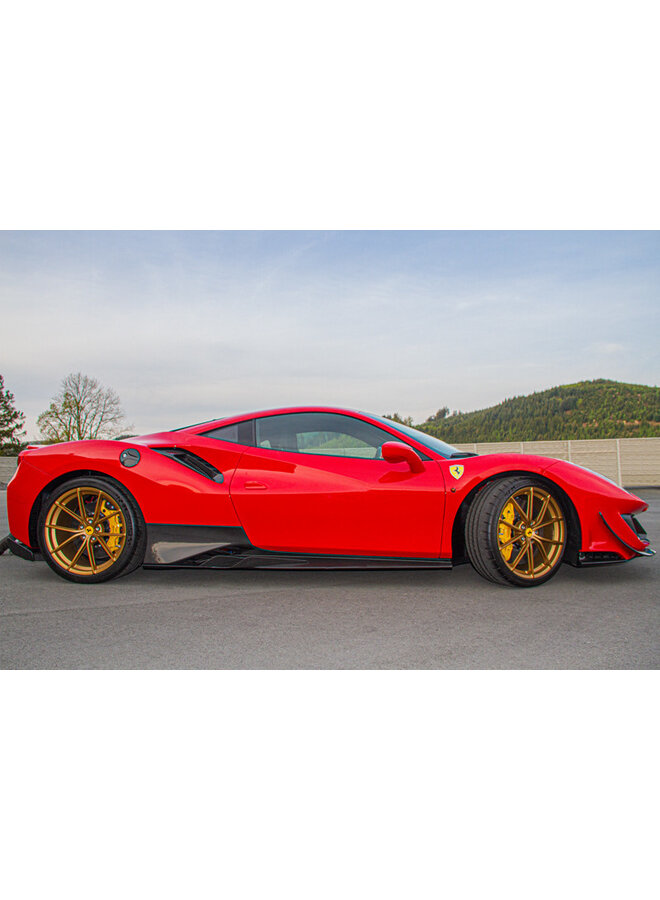 Ferrari 488 Pista Capristo Carbonfaser-Seitenschweller